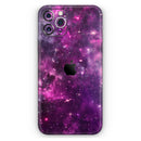 Vibrant Purple Deep Space - Protective Skin Wrap & Decal – Compatible with iPhone SE to iPhone 17 Pro Max (All Models)