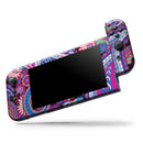 Vibrant Purple Paisley V5 // Skin Decal Wrap Kit for Nintendo Switch Console & Dock, Joy-Cons, Pro Controller, Lite, 3DS XL, 2DS XL, DSi, or Wii - Vinyl Skin Wrap for Nintendo Switch 2, OLED, Lite, Pro Controller, Wii & Classic Handhelds