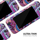 Vibrant Purple Paisley V5 // Skin Decal Wrap Kit for Nintendo Switch Console & Dock, Joy-Cons, Pro Controller, Lite, 3DS XL, 2DS XL, DSi, or Wii - Vinyl Skin Wrap for Nintendo Switch 2, OLED, Lite, Pro Controller, Wii & Classic Handhelds