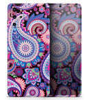 Vibrant Purple Paisley V5 - Skin-Kit for the Samsung Galaxy S-Series S20, S20 Plus, S20 Ultra , S10 & others (All Galaxy Devices Available)