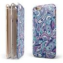 Vibrant Purple Toned Sproutaneous iPhone 6/6s or 6/6s Plus 2-Piece Hybrid INK-Fuzed Case