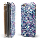 Vibrant Purple Toned Sproutaneous iPhone 6/6s or 6/6s Plus 2-Piece Hybrid INK-Fuzed Case