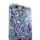 Vibrant Purple Toned Sproutaneous iPhone 6/6s or 6/6s Plus 2-Piece Hybrid INK-Fuzed Case