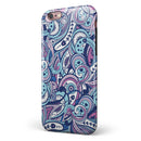 Vibrant Purple Toned Sproutaneous iPhone 6/6s or 6/6s Plus 2-Piece Hybrid INK-Fuzed Case