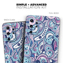 Vibrant Purple Toned Sproutaneous - Skin-Kit for the Samsung Galaxy S-Series S20, S20 Plus, S20 Ultra , S10 & others (All Galaxy Devices Available)