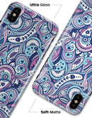 Vibrant Purple Toned Sproutaneous - iPhone X Clipit Case