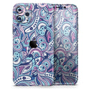 Vibrant Purple Toned Sproutaneous - Protective Skin Wrap & Decal – Compatible with iPhone SE to iPhone 17 Pro Max (All Models)