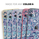 Vibrant Purple Toned Sproutaneous - Protective Skin Wrap & Decal – Compatible with iPhone SE to iPhone 17 Pro Max (All Models)