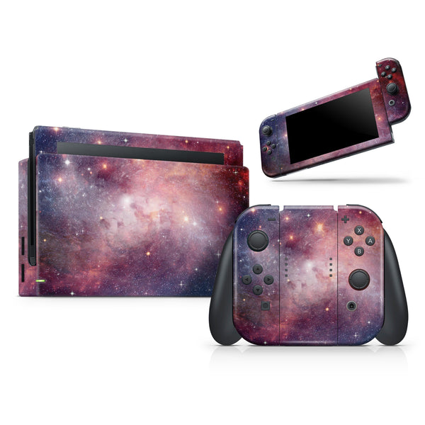 Vibrant Space // Skin Decal Wrap Kit for Nintendo Switch Console & Dock, Joy-Cons, Pro Controller, Lite, 3DS XL, 2DS XL, DSi, or Wii