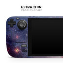 Vibrant Space // Vinyl Skin Wrap for Steam Deck OLED & Steam Deck (LCD) — Soft Matte or Ultra Gloss
