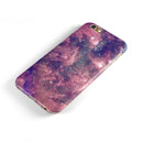 Vibrant Sparkly Pink Nebula iPhone 6/6s or 6/6s Plus 2-Piece Hybrid INK-Fuzed Case