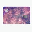 Vibrant Sparkly Pink Nebula - Premium Protective Decal Skin-Kit for the Apple Credit Card