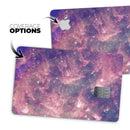 Vibrant Sparkly Pink Nebula - Premium Protective Decal Skin-Kit for the Apple Credit Card