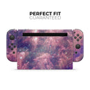 Vibrant Sparkly Pink Nebula // Skin Decal Wrap Kit for Nintendo Switch Console & Dock, Joy-Cons, Pro Controller, Lite, 3DS XL, 2DS XL, DSi, or Wii - Vinyl Skin Wrap for Nintendo Switch 2, OLED, Lite, Pro Controller, Wii & Classic Handhelds