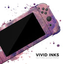 Vibrant Sparkly Pink Nebula // Skin Decal Wrap Kit for Nintendo Switch Console & Dock, Joy-Cons, Pro Controller, Lite, 3DS XL, 2DS XL, DSi, or Wii - Vinyl Skin Wrap for Nintendo Switch 2, OLED, Lite, Pro Controller, Wii & Classic Handhelds