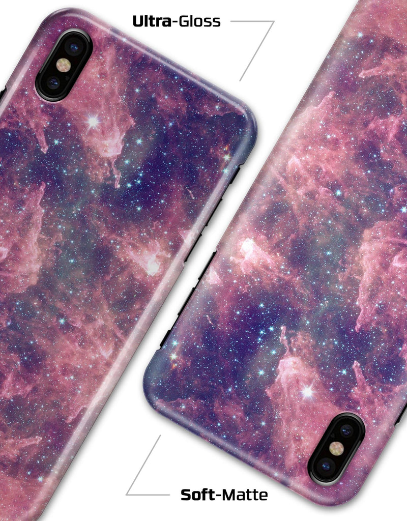 Vibrant Sparkly Pink Nebula - iPhone X Clipit Case