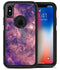 Vibrant Sparkly Pink Nebula - iPhone X OtterBox Case & Skin Kits