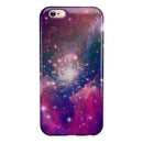 Vibrant Sparkly Pink Space iPhone 6/6s or 6/6s Plus 2-Piece Hybrid INK-Fuzed Case