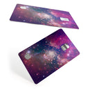 Vibrant Sparkly Pink Space - Premium Protective Decal Skin-Kit for the Apple Credit Card