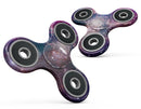 Vibrant Sparkly Pink Space Full-Body Fidget Spinner Skin-Kit