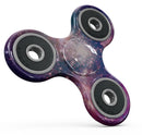 Vibrant Sparkly Pink Space Full-Body Fidget Spinner Skin-Kit