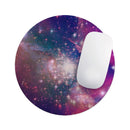 Vibrant Sparkly Pink Space// WaterProof Rubber Foam Backed Anti-Slip Mouse Pad for Home Work Office or Gaming Computer Desk