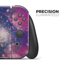 Vibrant Sparkly Pink Space // Skin Decal Wrap Kit for Nintendo Switch Console & Dock, Joy-Cons, Pro Controller, Lite, 3DS XL, 2DS XL, DSi, or Wii - Vinyl Skin Wrap for Nintendo Switch 2, OLED, Lite, Pro Controller, Wii & Classic Handhelds