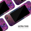 Vibrant Sparkly Pink Space // Skin Decal Wrap Kit for Nintendo Switch Console & Dock, Joy-Cons, Pro Controller, Lite, 3DS XL, 2DS XL, DSi, or Wii - Vinyl Skin Wrap for Nintendo Switch 2, OLED, Lite, Pro Controller, Wii & Classic Handhelds