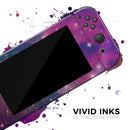 Vibrant Sparkly Pink Space // Skin Decal Wrap Kit for Nintendo Switch Console & Dock, Joy-Cons, Pro Controller, Lite, 3DS XL, 2DS XL, DSi, or Wii - Vinyl Skin Wrap for Nintendo Switch 2, OLED, Lite, Pro Controller, Wii & Classic Handhelds
