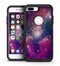 Vibrant Sparkly Pink Space - iPhone 7 or 7 Plus Commuter Case Skin Kit