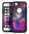 Vibrant Sparkly Pink Space - iPhone 7 or 7 Plus Commuter Case Skin Kit