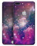 Vibrant Sparkly Pink Space - Skin-kit for the iPhone 8 or 8 Plus