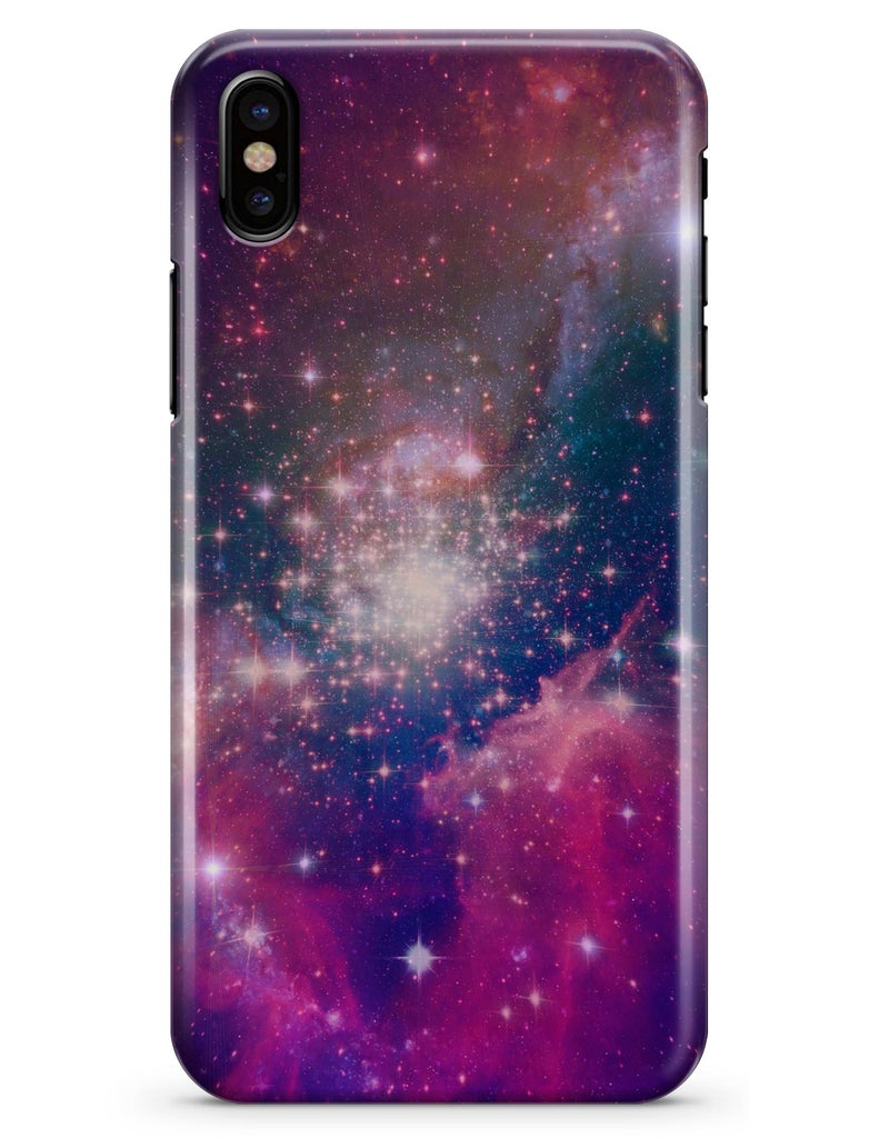 Vibrant Sparkly Pink Space - iPhone X Clipit Case