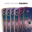 Vibrant Sparkly Pink Space // Skin-Kit compatible with the Apple iPhone 14, 13, 12, 12 Pro Max, 12 Mini, 11 Pro, SE, X/XS + (All iPhones Available)