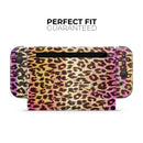 Vibrant Striped Cheetah Animal Print // Skin Decal Wrap Kit for Nintendo Switch Console & Dock, Joy-Cons, Pro Controller, Lite, 3DS XL, 2DS XL, DSi, or Wii - Vinyl Skin Wrap for Nintendo Switch 2, OLED, Lite, Pro Controller, Wii & Classic Handhelds