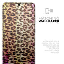Vibrant Striped Cheetah Animal Print - Skin-Kit for the Samsung Galaxy S-Series S20, S20 Plus, S20 Ultra , S10 & others (All Galaxy Devices Available)