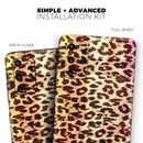 Vibrant Striped Cheetah Animal Print - Skin-Kit for the Samsung Galaxy S-Series S20, S20 Plus, S20 Ultra , S10 & others (All Galaxy Devices Available)