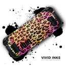Vibrant Striped Cheetah Animal Print // Full Body Skin Decal Wrap Kit for the Steam Deck handheld gaming computer
