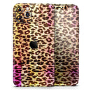 Vibrant Striped Cheetah Animal Print - Protective Skin Wrap & Decal – Compatible with iPhone SE to iPhone 17 Pro Max (All Models)