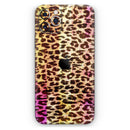Vibrant Striped Cheetah Animal Print - Protective Skin Wrap & Decal – Compatible with iPhone SE to iPhone 17 Pro Max (All Models)