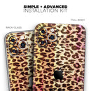 Vibrant Striped Cheetah Animal Print - Protective Skin Wrap & Decal – Compatible with iPhone SE to iPhone 17 Pro Max (All Models)