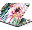 Vintage Watercolor Cactus Bloom - Skin Decal Wrap Kit Compatible with the Apple MacBook Pro, Pro with Touch Bar or Air (11", 12", 13", 15" & 16" - All Versions Available)