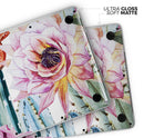 Vintage Watercolor Cactus Bloom - Skin Decal Wrap Kit Compatible with the Apple MacBook Pro, Pro with Touch Bar or Air (11", 12", 13", 15" & 16" - All Versions Available)