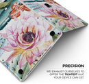 Vintage Watercolor Cactus Bloom - Skin Decal Wrap Kit Compatible with the Apple MacBook Pro, Pro with Touch Bar or Air (11", 12", 13", 15" & 16" - All Versions Available)