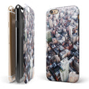 Vintage Aerial Cityscape iPhone 6/6s or 6/6s Plus 2-Piece Hybrid INK-Fuzed Case