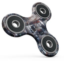 Vintage Aerial Cityscape Full-Body Fidget Spinner Skin-Kit