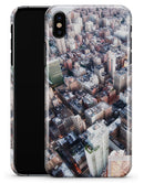 Vintage Aerial Cityscape - iPhone X Clipit Case