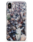 Vintage Aerial Cityscape - iPhone X Clipit Case