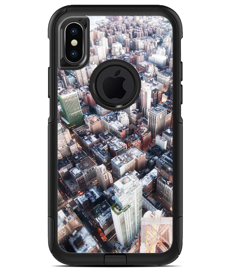 Vintage Aerial Cityscape - iPhone X OtterBox Case & Skin Kits