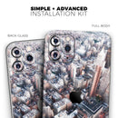 Vintage Aerial Cityscape - Vinyl Skin Wrap for iPhone 17 Pro Max, 17 Pro, 17 Air, 17, 16 & All Models — Soft Matte or Ultra Gloss